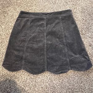 Gray corduroy Altar’d State skirt